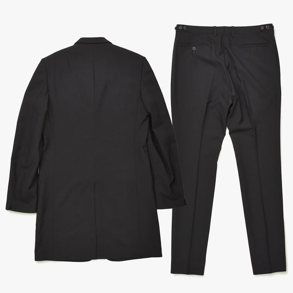 Like new LAD MUSICIAN Suit setup 2214-304/2214-550 44/46 size Black wool gabardine Used 4a008159