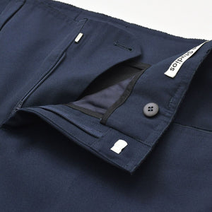 極美品 Acne Studios アクネストゥディオス セットアップ スーツ サイズ44 FN-MN-SUIT000006 ボトムス サイズ46 FN-MN-TROU000003 ネイビー 中古 4a008160