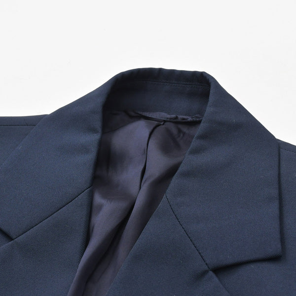 極美品 Acne Studios アクネストゥディオス セットアップ スーツ サイズ44 FN-MN-SUIT000006 ボトムス サイズ46 FN-MN-TROU000003 ネイビー 中古 4a008160