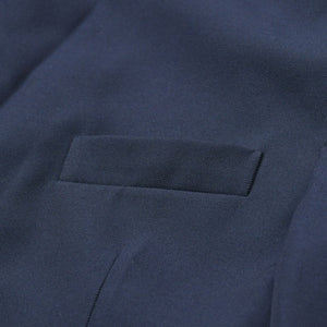 極美品 Acne Studios アクネストゥディオス セットアップ スーツ サイズ44 FN-MN-SUIT000006 ボトムス サイズ46 FN-MN-TROU000003 ネイビー 中古 4a008160