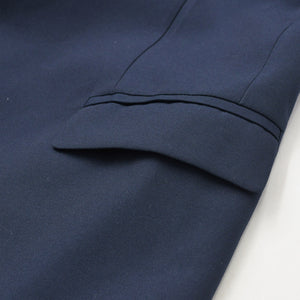 極美品 Acne Studios アクネストゥディオス セットアップ スーツ サイズ44 FN-MN-SUIT000006 ボトムス サイズ46 FN-MN-TROU000003 ネイビー 中古 4a008160