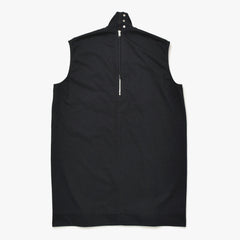 Very good condition RICK OWENS Vest RR15F7103 Made in Italy Cotton Black Silver hardware Size S Used 4a008161