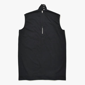 Very good condition RICK OWENS Vest RR15F7103 Made in Italy Cotton Black Silver hardware Size S Used 4a008161