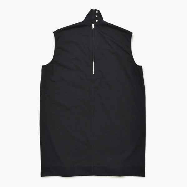 Very good condition RICK OWENS Vest RR15F7103 Made in Italy Cotton Black Silver hardware Size S Used 4a008161