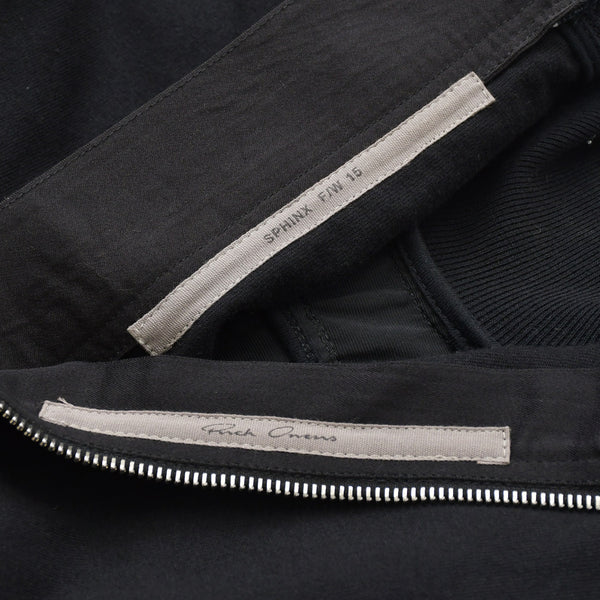Very good condition RICK OWENS Vest RR15F7103 Made in Italy Cotton Black Silver hardware Size S Used 4a008161