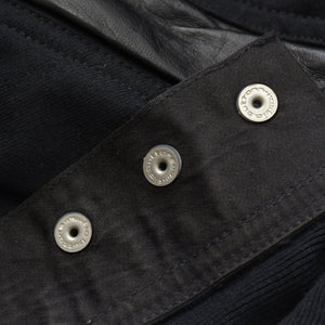 Very good condition RICK OWENS Vest RR15F7103 Made in Italy Cotton Black Silver hardware Size S Used 4a008161