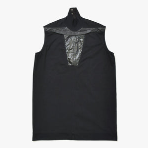 Very good condition RICK OWENS Vest RR15F7103 Made in Italy Cotton Black Silver hardware Size S Used 4a008161