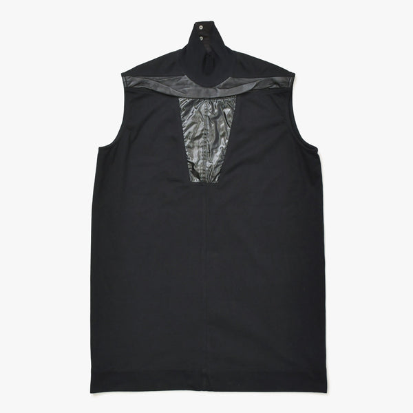 Very good condition RICK OWENS Vest RR15F7103 Made in Italy Cotton Black Silver hardware Size S Used 4a008161