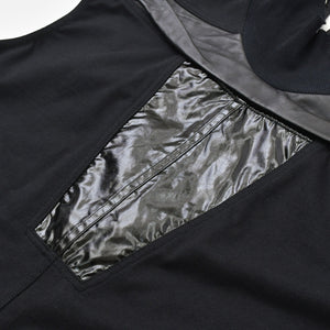 Very good condition RICK OWENS Vest RR15F7103 Made in Italy Cotton Black Silver hardware Size S Used 4a008161