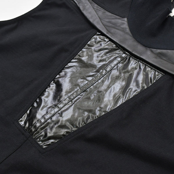 Very good condition RICK OWENS Vest RR15F7103 Made in Italy Cotton Black Silver hardware Size S Used 4a008161