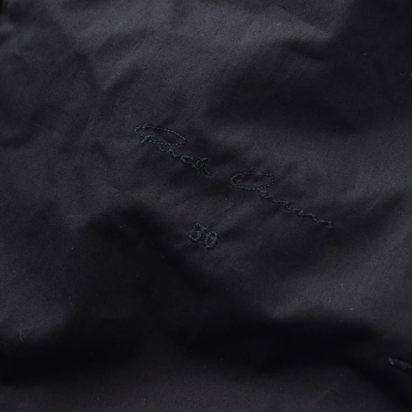 Very Good Condition Rick Owens Leather Jacket Zip Jacket Jacket Black Silver Hardware Used 4a008162