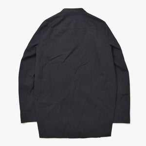 Very Good Condition Rick Owens Leather Jacket Zip Jacket Jacket Black Silver Hardware Used 4a008162
