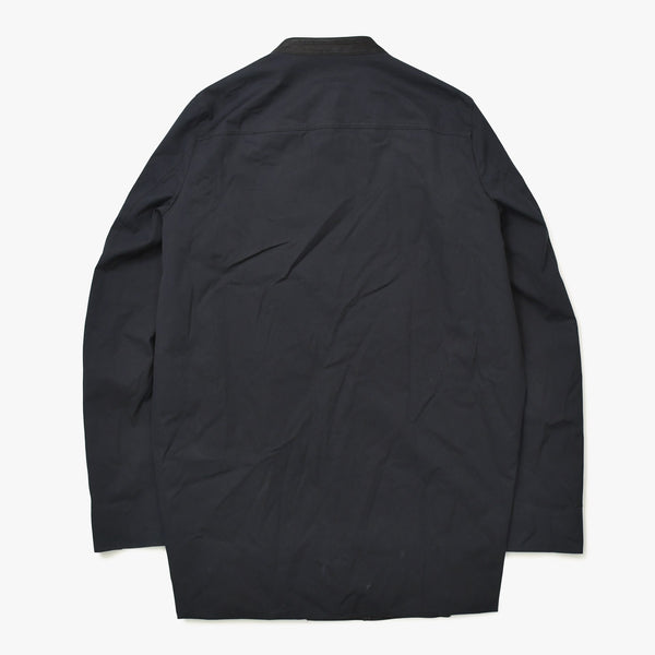 Very Good Condition Rick Owens Leather Jacket Zip Jacket Jacket Black Silver Hardware Used 4a008162