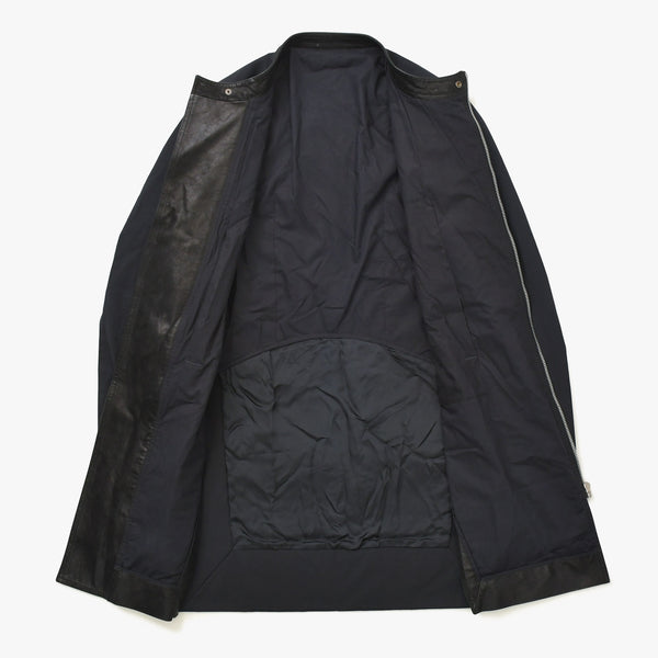 Very Good Condition Rick Owens Leather Jacket Zip Jacket Jacket Black Silver Hardware Used 4a008162