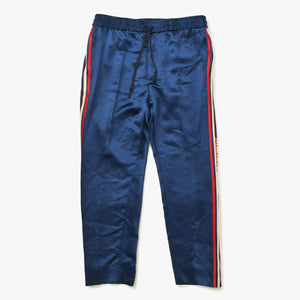 Very Good Condition GUCCI Gucci Pants Track Pants Jogging Pants Size 48 Acetate Navy White Red 495697 Z791A Used 4a008163