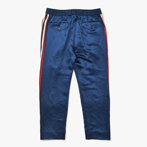 Very Good Condition GUCCI Gucci Pants Track Pants Jogging Pants Size 48 Acetate Navy White Red 495697 Z791A Used 4a008163