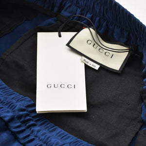 Very Good Condition GUCCI Gucci Pants Track Pants Jogging Pants Size 48 Acetate Navy White Red 495697 Z791A Used 4a008163