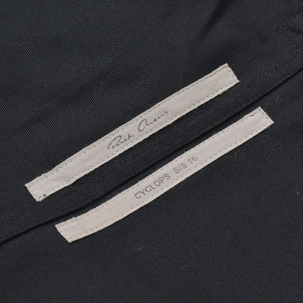 極美品 Rick Owens リックオウエンス ベスト ワンピース バイカラー ベージュ ブラック シルバー金具 サイズM 中古 4a008166