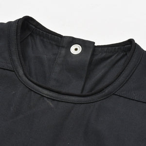 極美品 Rick Owens リックオウエンス ベスト ワンピース バイカラー ベージュ ブラック シルバー金具 サイズM 中古 4a008166