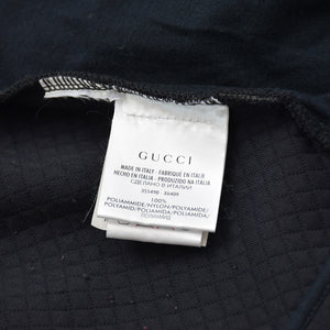 極美品 GUCCI グッチ キルティングシングル ライダース風 スタンドカラージャケット 355490 X6409 Mサイズ トムフォード期 シルバー金具 中古 4a008308