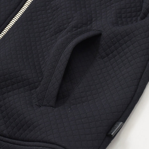 極美品 GUCCI グッチ キルティングシングル ライダース風 スタンドカラージャケット 355490 X6409 Mサイズ トムフォード期 シルバー金具 中古 4a008308