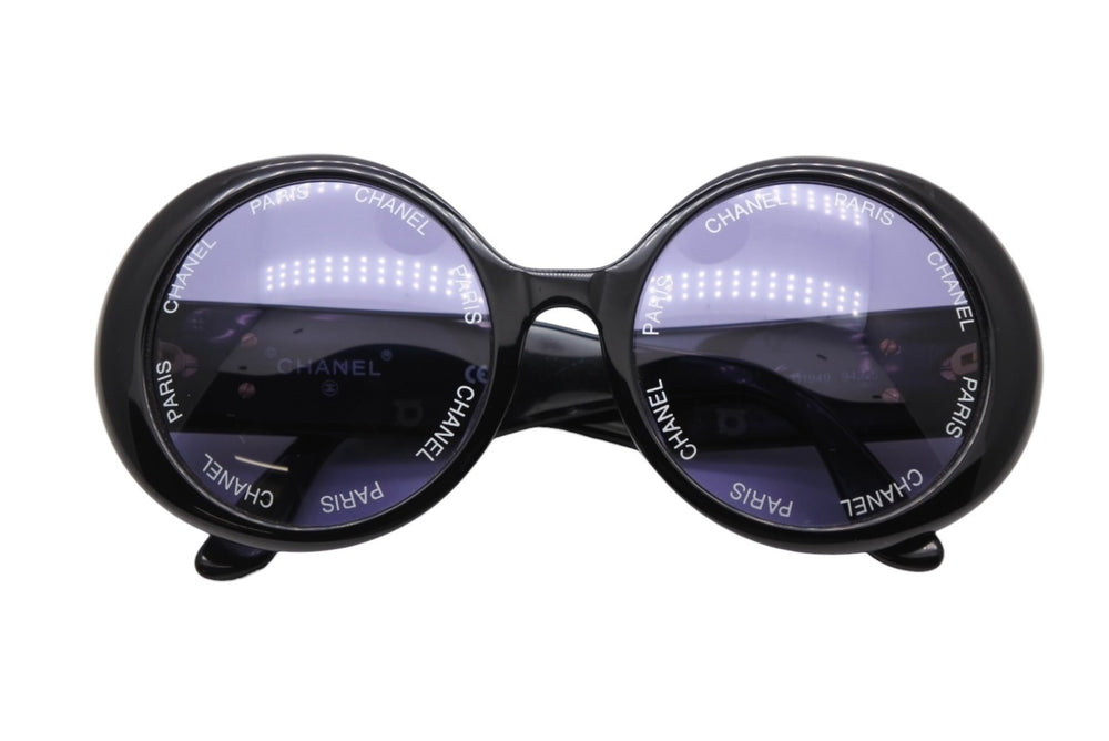 CHANEL シャネル CHANEl PARIS サングラス アイウェア 01949 94305 ココマーク ブラック ヴィンテージ 美品 中古 61879