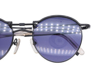 Load image into Gallery viewer, Jean Paul Gaultier ジャンポールゴルチェ サングラス アイウェア 56-0174 ブラック シルバー クリア メタル プラスチック ネジ 美品 中古 8342