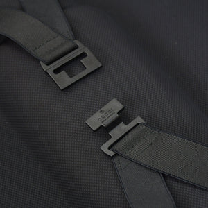 極美品 GUCCI グッチ スーツケース キャリーケース 旅行バッグ ブラック シルバー金具 189754 PVC 中古 4a008417