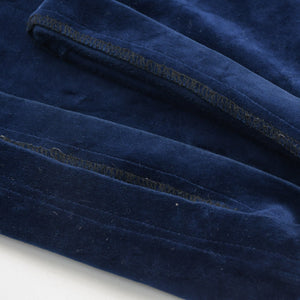 RALPH LAUREN ラルフローレン ベロアパンツ パンツ ネイビー 紺 サイズL 美品 中古 4a008430
