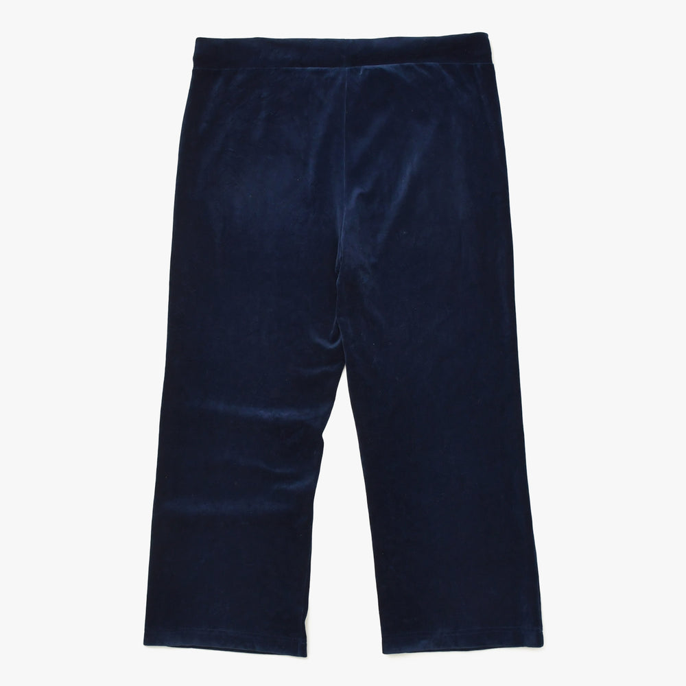 RALPH LAUREN ラルフローレン ベロアパンツ パンツ ネイビー 紺 サイズL 美品 中古 4a008430