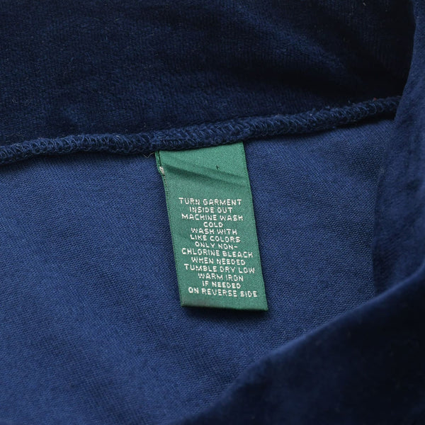 RALPH LAUREN ラルフローレン ベロアパンツ パンツ ネイビー 紺 サイズL 美品 中古 4a008430