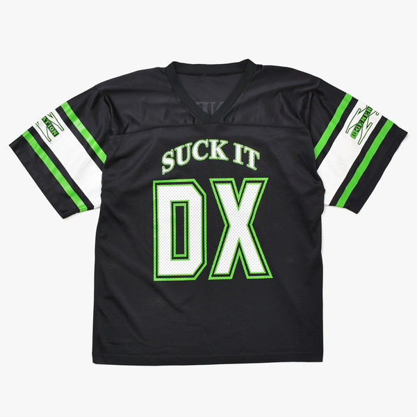 Very good condition WWF D-GENERATION X Hockey T-shirt Short sleeve T-shirt Black White Green Used 4a008433