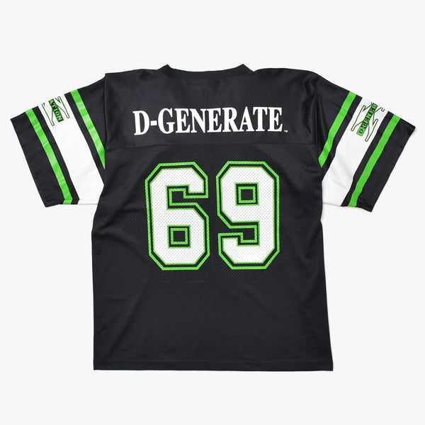 Very good condition WWF D-GENERATION X Hockey T-shirt Short sleeve T-shirt Black White Green Used 4a008433
