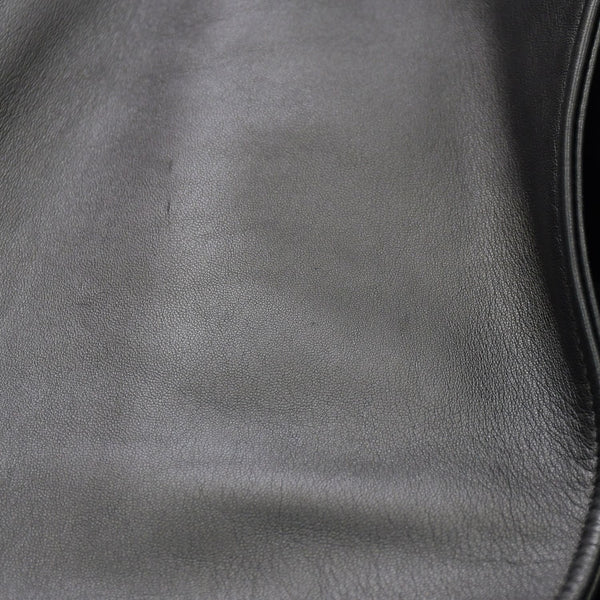 BALENCIAGA バレンシアガ レザー コート ジャケット 640982 サイズ36 20AW ブラック ラムスキン 美品 中古 4a008539