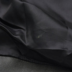BALENCIAGA バレンシアガ レザー コート ジャケット 640982 サイズ36 20AW ブラック ラムスキン 美品 中古 4a008539