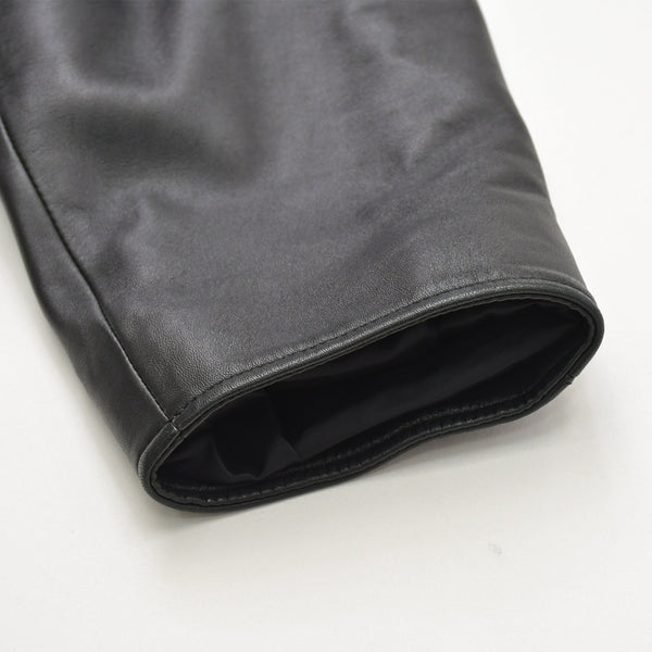 BALENCIAGA バレンシアガ レザー コート ジャケット 640982 サイズ36 20AW ブラック ラムスキン 美品 中古 4a008539