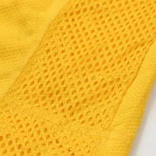 画像をギャラリービューアに読み込む, 激レア NO LIMIT SOLDIER GEAR ノーリミット ホッケーシャツ イエロー ホワイト ブラック ポリエステル サイズL 中古 4b008550