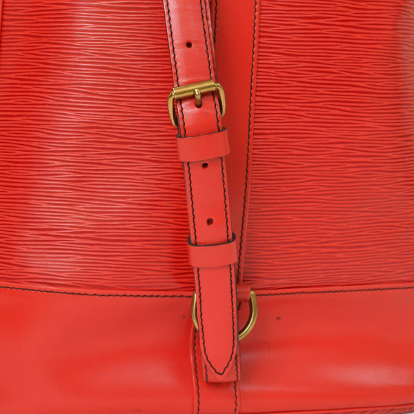 LOUIS VUITTON Epi Randonnée GM Daypack M43087 Epi Leather Gold Hardware Good Condition Used 4a000862