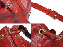 画像をギャラリービューアに読み込む, 極美品 LOUIS VUITTON ルイヴィトン エピ ノエ 巾着ショルダーバッグ M44007 カスティリアンレッド レザー ゴールド金具 中古 4b008645