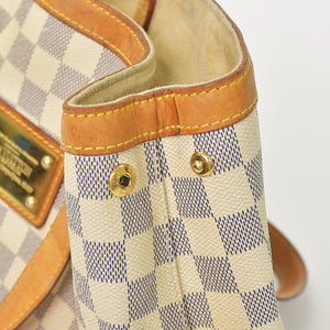 LOUIS VUITTON Handbag N51207 Hampstead PM White Damier Azur Good Used 4a000866