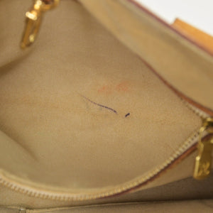 LOUIS VUITTON Handbag N51207 Hampstead PM White Damier Azur Good Used 4a000866