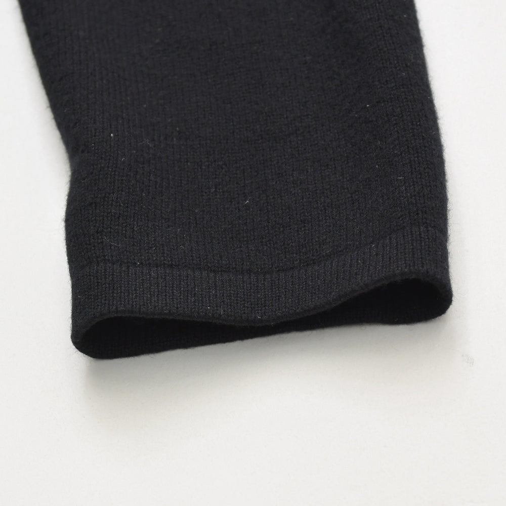 Very Good Condition CHANEL Cashmere Cardigan P26253V01923 Size 54 Coco Mark Beads Sequins Black Men's Used 4a008728