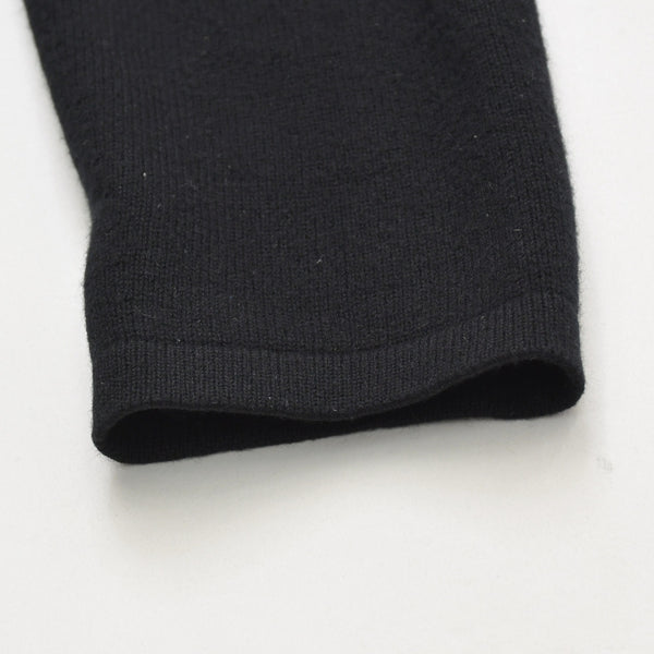 Very Good Condition CHANEL Cashmere Cardigan P26253V01923 Size 54 Coco Mark Beads Sequins Black Men's Used 4a008728