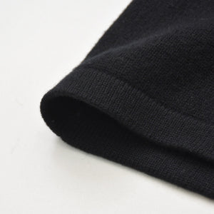 Very Good Condition CHANEL Cashmere Cardigan P26253V01923 Size 54 Coco Mark Beads Sequins Black Men's Used 4a008728