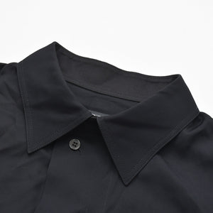 極美品 Y3 ワイスリー 長袖シャツ シャツ ブラック サイズM adidas YOHJI YAMAMOTO アディダス ヨウジヤマモト 中古 4a008741