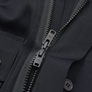 極美品 Y3 ワイスリー 長袖シャツ シャツ ブラック サイズM adidas YOHJI YAMAMOTO アディダス ヨウジヤマモト 中古 4a008741
