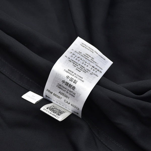 極美品 Y3 ワイスリー 長袖シャツ シャツ ブラック サイズM adidas YOHJI YAMAMOTO アディダス ヨウジヤマモト 中古 4a008741