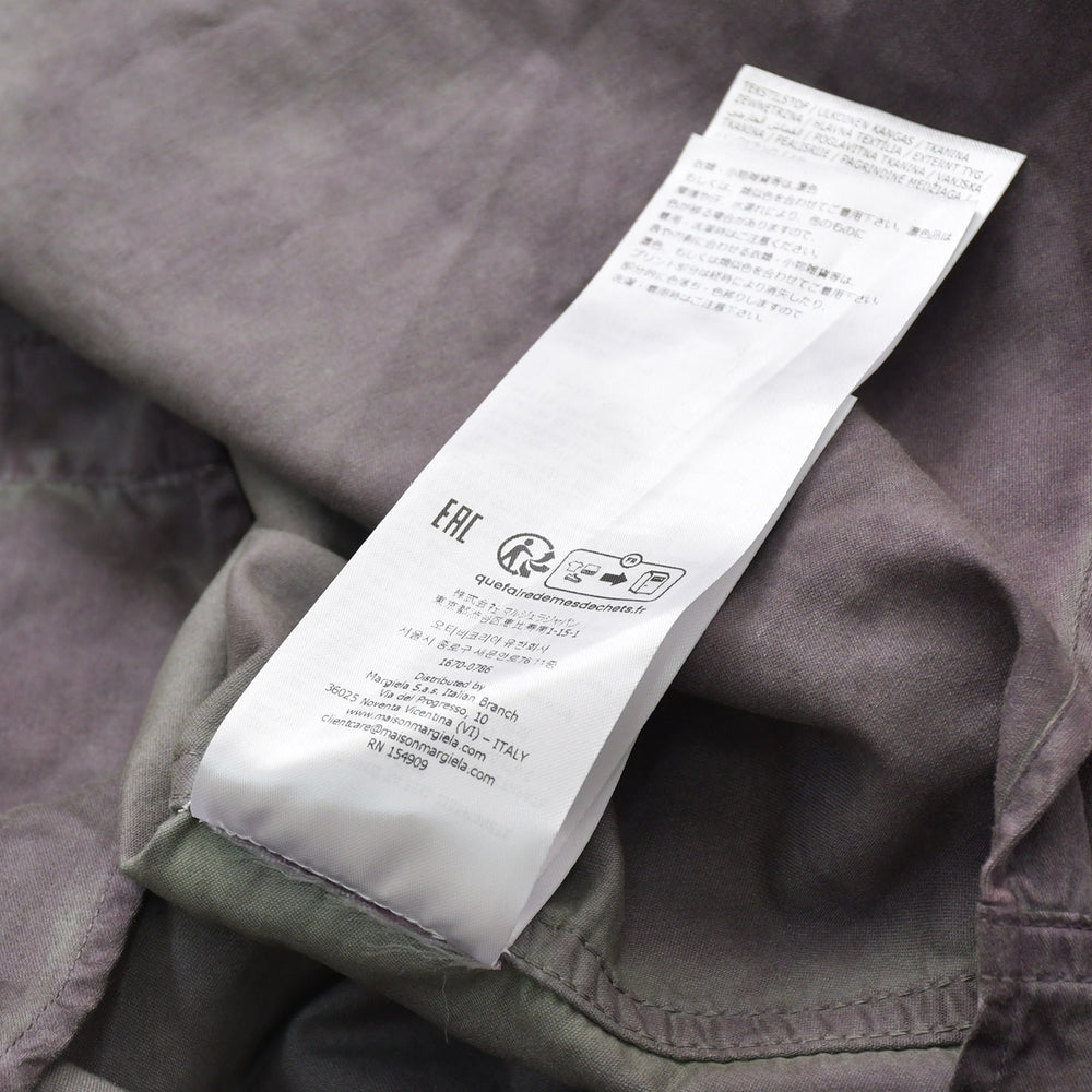 Like new MAISON MARGIELA Double Dye Workwear Shirt S50DT0080 M35702 41 Size Plum Long Sleeve Shirt Used 4a008747