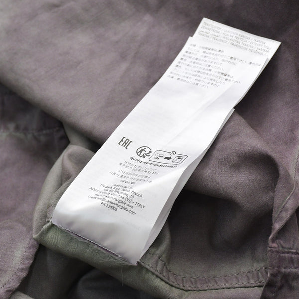 Like new MAISON MARGIELA Double Dye Workwear Shirt S50DT0080 M35702 41 Size Plum Long Sleeve Shirt Used 4a008747