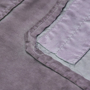Like new MAISON MARGIELA Double Dye Workwear Shirt S50DT0080 M35702 41 Size Plum Long Sleeve Shirt Used 4a008747